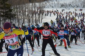 スキー大会の画像