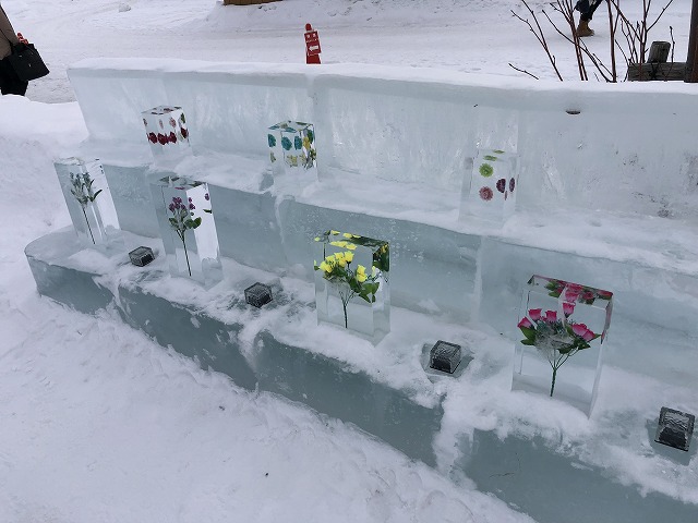 氷の花壇