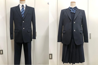 ゆうべつ学園の新しい制服の案